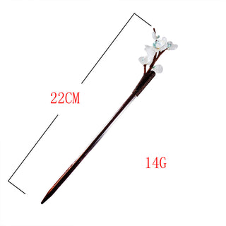Vintage Hair Stick Pick Natural Wooden Sandalwood Chinese Style Chopsticks Ethnic Hair Pin Women Hairpins Jewelry Accessories Alodia Store