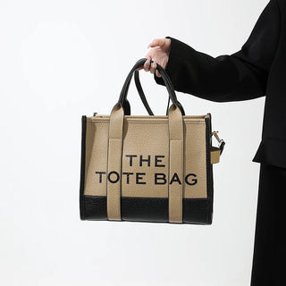 Women's Tote Bag 2024 New Leather Letters Shoulder Alodia Store