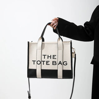 Women's Tote Bag 2024 New Leather Letters Shoulder Alodia Store