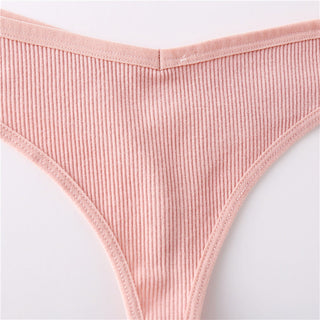 3Pcs/Set Women Cotton Thongs Panties Sexy Low Waist G-String Briefs Ladies lringerie. ALODIA STORE