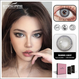 EYESHARE Natural Color Lens Eyes 2pcs Color Contact Lenses For Eye Blue Beauty Contact Lenses Eye Yearly Cosmetic Color Lens Alodia Store