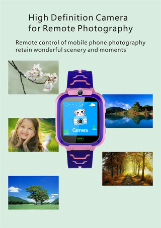 Kids Smart Watch 2023 New SOS Smartwatch For Children Sim Card LBS Location Photo Waterproof Gift For Boys and Girls IOS Android Alodia Store