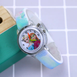 Disney Princess Elsa Kids Watches Girls Silicone Strap Alodia Store