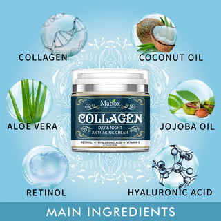50ml Collagen Vitaming C Anti-aging Cream Retinol Face Cream Hyaluronic Acid Hydrating Vitamin E Tighten Skin Whitening Cream Alodia Store