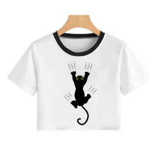 Summer Fashion Harajuku Sexy Tank Crop Top White alodia store