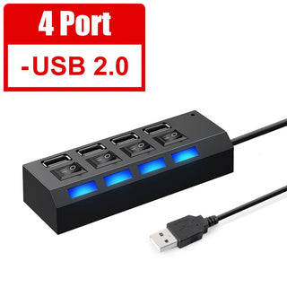 Usb Hub 3 0 Hub Usb Splitter Several Ports Multi Usb Hub 3.0 Hab power Adapter extension ALODIA STORE