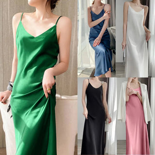 Sleeveless V-Neck Nightgowns Alodia Store