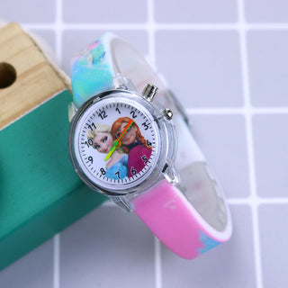 Disney Princess Elsa Kids Watches Girls Silicone Strap Alodia Store