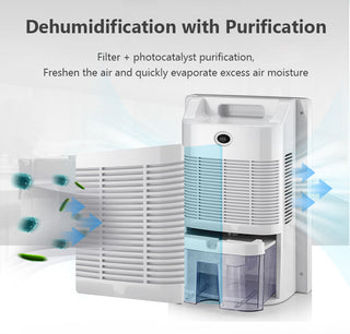 2.2L Intelligent Remote Dehumidifier Air Dryer Purifier Humidity-control Defrost Automatic Shut-down Moisture Absorption machine ALODIA STORE