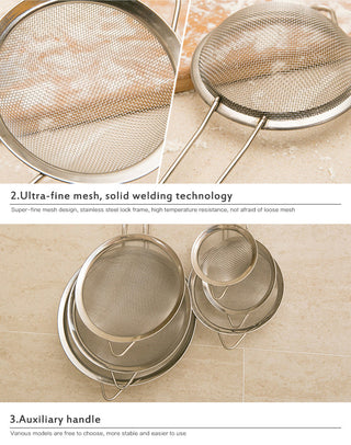 Fine Mesh Stainless Steel Strainer Alodia Store