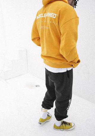 Solid Black Casual Hoodie Mens Cotton Sweatshirt Gyms Fitness Workout Pullover Autumn New Male Slim Hooded Jacket Tops Clothing Alodia Store