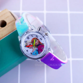 Disney Princess Elsa Kids Watches Girls Silicone Strap Alodia Store