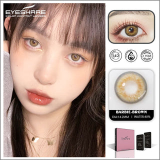 EYESHARE Natural Color Lens Eyes 2pcs Color Contact Lenses For Eye Blue Beauty Contact Lenses Eye Yearly Cosmetic Color Lens Alodia Store