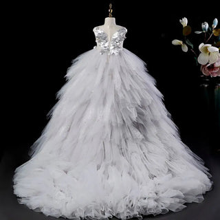 Children Ball Gown First Holy Communion Dress Swan Alodia Store