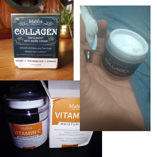 50ml Collagen Vitaming C Anti-aging Cream Retinol Face Cream Hyaluronic Acid Hydrating Vitamin E Tighten Skin Whitening Cream Alodia Store