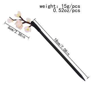 Vintage Hair Stick Pick Natural Wooden Sandalwood Chinese Style Chopsticks Ethnic Hair Pin Women Hairpins Jewelry Accessories Alodia Store