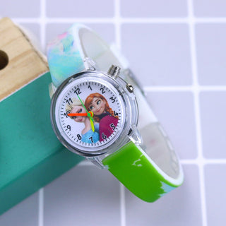 Disney Princess Elsa Kids Watches Girls Silicone Strap Alodia Store