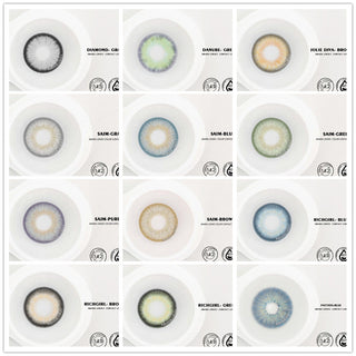 AMARA 1 Pair Color Contact Lenses for Eyes Natural Brown Lenses Beauty Fashion Monet lense Blue Lenses Green Eye Contact Alodia Store