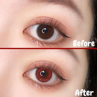 Bio-essence 1 Pair Colored Contact Lenses for Eyes Russian Girl Blue Lenses Monet Green Eye Lenses Big Eye Fashion Lenses Alodia Store