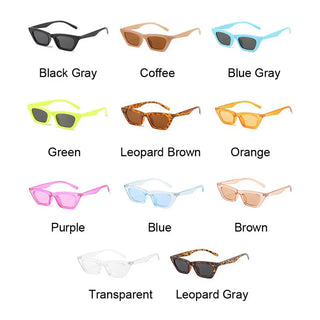 Vintage Cat Eye Sunglasses Woman Retro Shades Black Sun ALODIA STORE