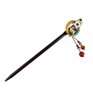Vintage Hair Stick Pick Natural Wooden Sandalwood Chinese Style Chopsticks Ethnic Hair Pin Women Hairpins Jewelry Accessories Alodia Store