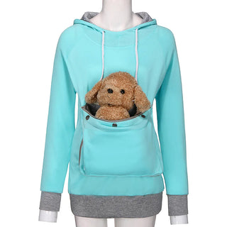 Cat Lovers Sweatshirt women Hoodies Kangaroo Dog Pet Paw Pullovers Cuddle Pouch Sweatshirt Pocket Animal Ear Hooded Dropshipping Alodia Store