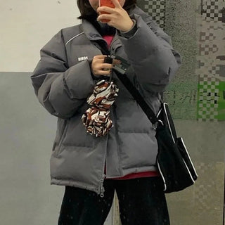 2023 women's parka coat fashion basic cotton down jacket winter Alodia Store