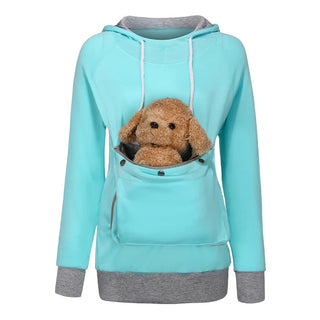 Cat Lovers Sweatshirt women Hoodies Kangaroo Dog Pet Paw Pullovers Cuddle Pouch Sweatshirt Pocket Animal Ear Hooded Dropshipping Alodia Store