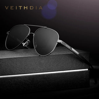 VEITHDIA Men's Sunglasses Aluminum Photochromic Women Polarized Sun Glasses 6699 ALODIA STORE