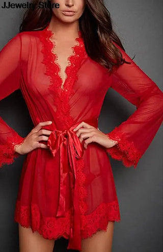 Summer Sexy Lace Nightwear Erotic Lingerie Sleepwear Women Alodia Store