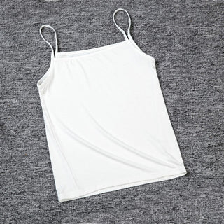 Women Summer Sexy Croptop Tank Top Breathable Fitness Vest Free Size Black White Camisole ALODIA STORE