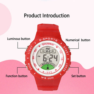 UTHAI CE02 Kids Children's Watch Electronic Quartz WristWatch for Boy Girl 50m Waterproof Student Sports Watches Colorful reloj Alodia Store