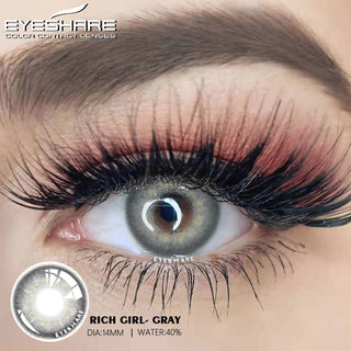 EYESHARE Natural Color Lens Eyes 2pcs Color Contact Lenses For Eye Blue Beauty Contact Lenses Eye Yearly Cosmetic Color Lens Alodia Store