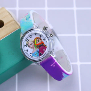 Disney Princess Elsa Kids Watches Girls Silicone Strap Alodia Store
