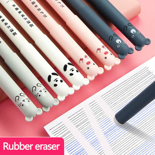 30 Pcs/set 0.35mm Kawaii Erasable Pens for Writing Notebooks Girls Cute alodia store