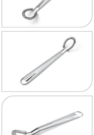 1 Piece 20cm Stainless Steel Magic Hand Held Spring Alodia Store