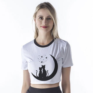 Summer Fashion Harajuku Sexy Tank Crop Top White alodia store