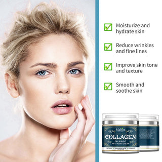 50ml Collagen Vitaming C Anti-aging Cream Retinol Face Cream Hyaluronic Acid Hydrating Vitamin E Tighten Skin Whitening Cream Alodia Store