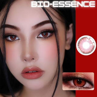 Bio-essence 1 Pair Colored Contact Lenses for Eyes Russian Girl Blue Lenses Monet Green Eye Lenses Big Eye Fashion Lenses Alodia Store