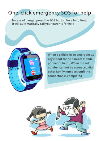 Kids Smart Watch 2023 New SOS Smartwatch For Children Sim Card LBS Location Photo Waterproof Gift For Boys and Girls IOS Android Alodia Store