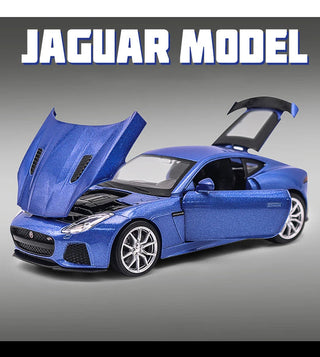 Jaguar F-type Sports Car Model Toy Simulation Sound Light Pull Back Alloy Die Cast Toys Vehicle For Boys Girls Alodia Store