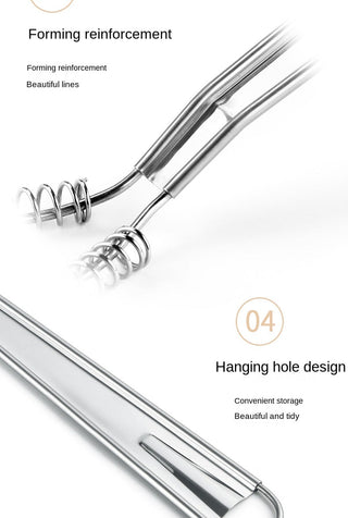 1 Piece 20cm Stainless Steel Magic Hand Held Spring Alodia Store