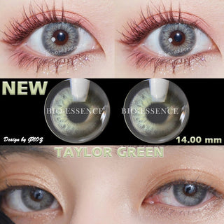 Bio-essence 1 Pair Colored Contact Lenses for Eyes Russian Girl Blue Lenses Monet Green Eye Lenses Big Eye Fashion Lenses Alodia Store