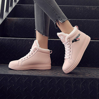 Women Winter Boots Snow Boots  Ankle Keep Warm Plush Shoes ALODIA STORE
