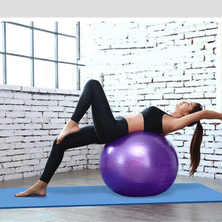 Yoga Ball Fitness Balls Sports Pilates Birthing Fitball Exercise Training Workout Massage Ball Gym ball 45cm Alodia Store