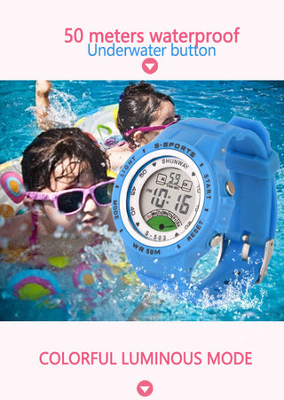 UTHAI CE02 Kids Children's Watch Electronic Quartz WristWatch for Boy Girl 50m Waterproof Student Sports Watches Colorful reloj Alodia Store