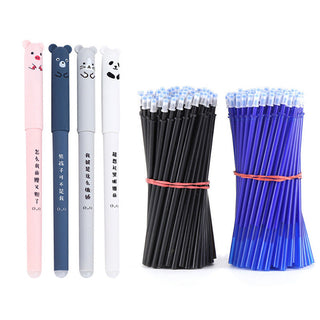 30 Pcs/set 0.35mm Kawaii Erasable Pens for Writing Notebooks Girls Cute alodia store