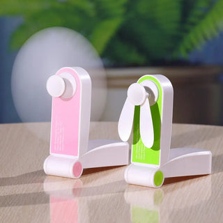 Usb Mini Fold Fan Electric Portable Hold Small vintilador Alodia Store