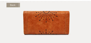 Leather handbag Practical Women Purses Vintage Long Wallets Alodia Store