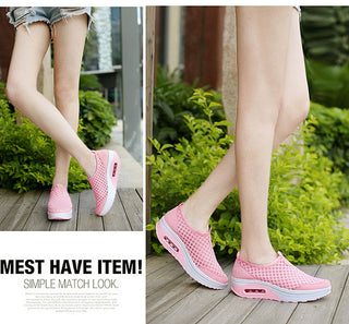Women Casual Shoes Soft Bottom Walking Shoes Woman Air Mesh alodia store